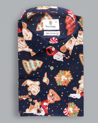 Baubles Flannel Christmas Printed Shirt - Prime Porter