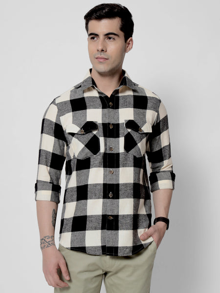 Monochromatic Flannel Shirt