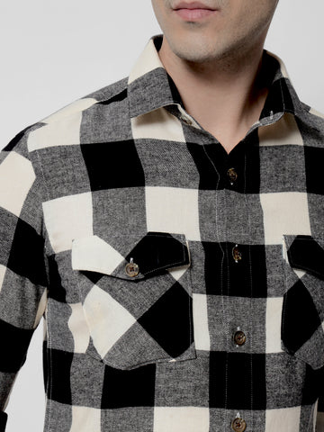 Monochromatic Flannel Shirt