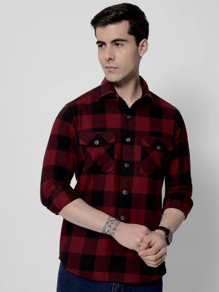 Sangria Flannel Shirt