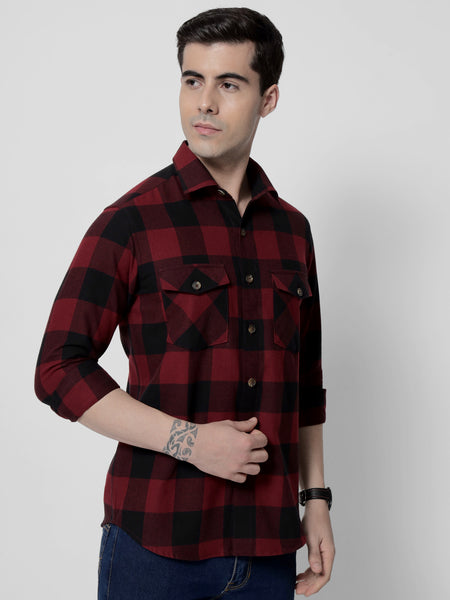 Sangria Flannel Shirt