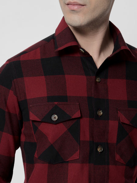 Sangria Flannel Shirt
