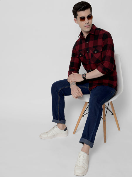 Sangria Flannel Shirt