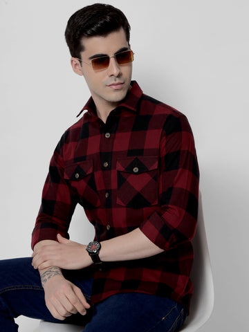 Sangria Flannel Shirt