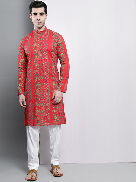 Surkh Printed Kurta