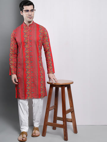 Surkh Printed Kurta