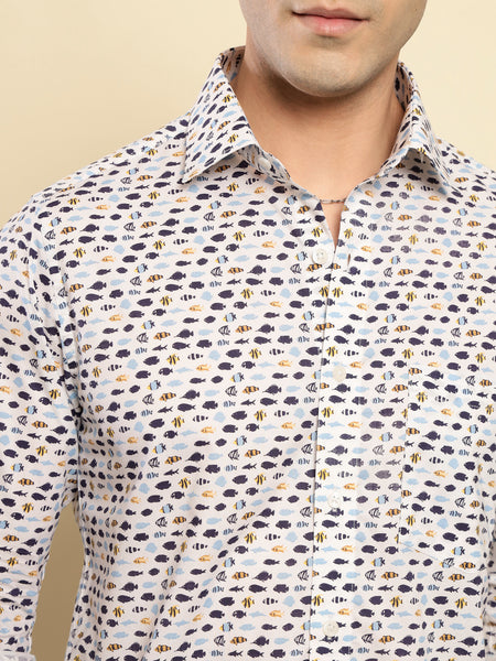 Fish Printed Shirt