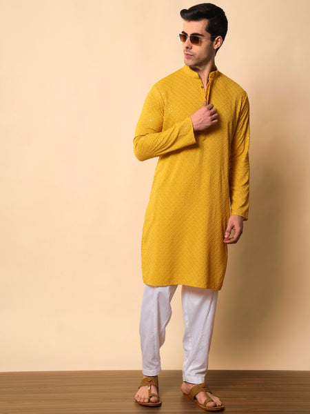 Haldi Sequence Kurta