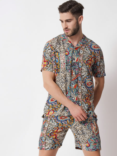 Monet Abstract Printed Co-Ords Set