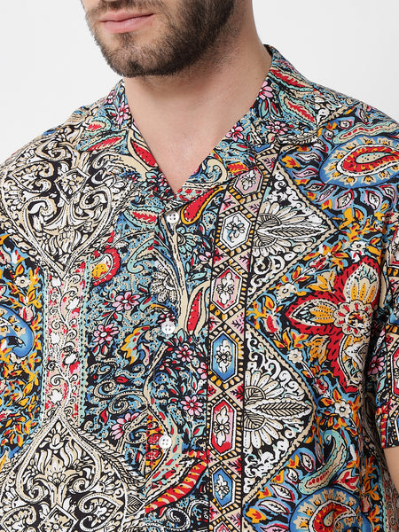 Monet Abstract Printed Co-Ords Set
