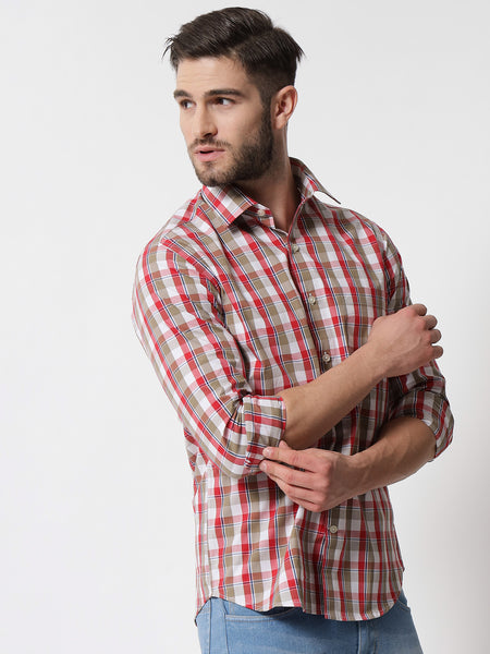 Wedgewood Check Brown Shirt