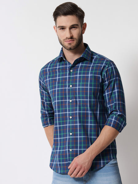 Tommy Check Blue Shirt