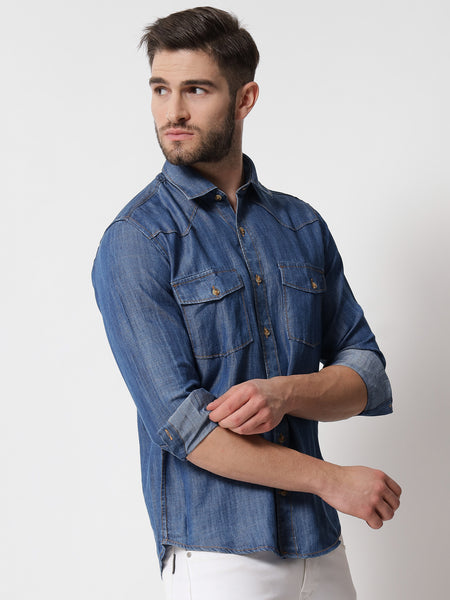 Silky Denim Shirt