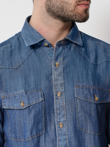 Silky Denim Shirt