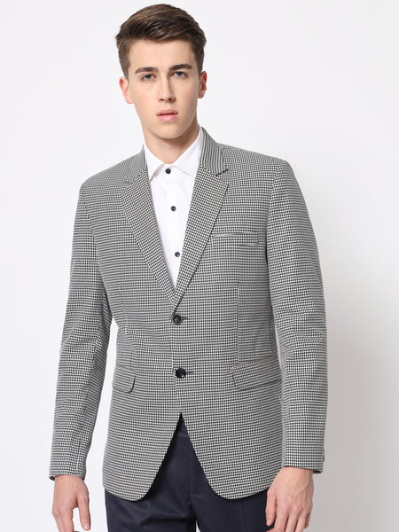 Houndstooth Blazer