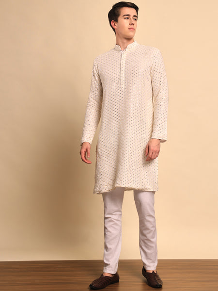 Utsav Embroidered Sequence Kurta