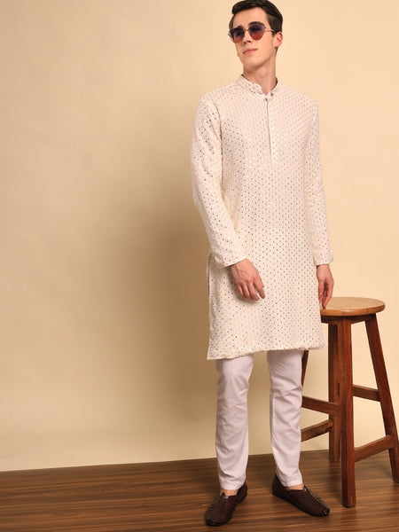 Utsav Embroidered Sequence Kurta