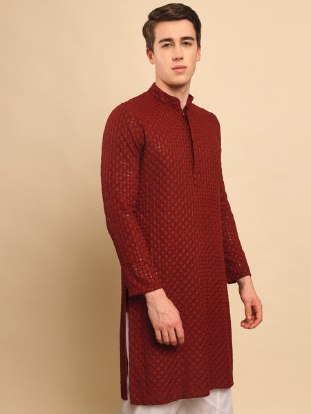 Ratan Embroidered Sequence Kurta