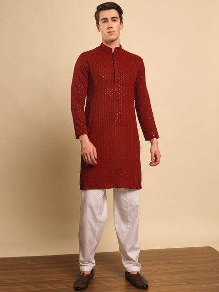 Paarth Embroidered Sequence Kurta