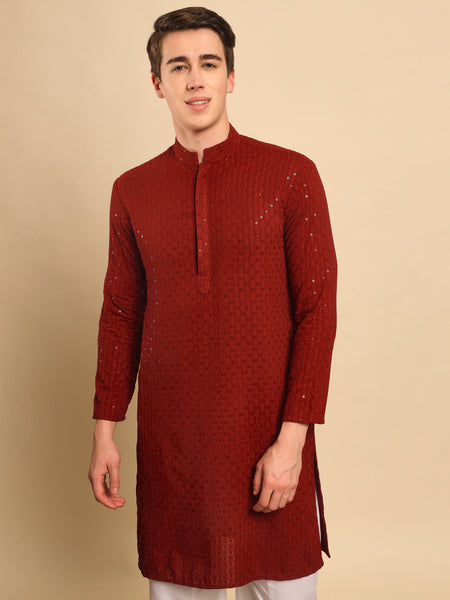 Paarth Embroidered Sequence Kurta