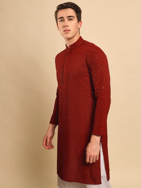 Paarth Embroidered Sequence Kurta