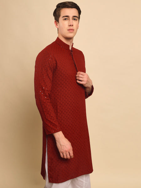 Paarth Embroidered Sequence Kurta
