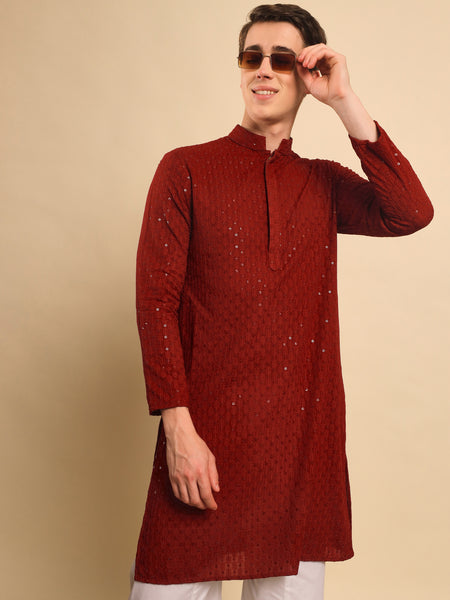 Paarth Embroidered Sequence Kurta