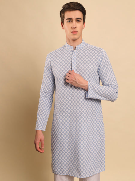 Neelkanth Chikankari Kurta