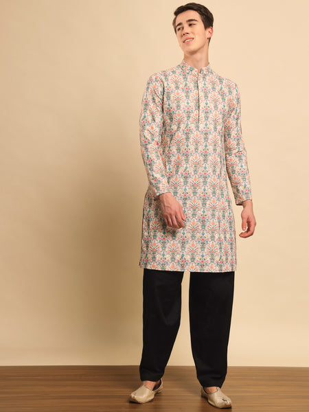 Nisar Embroidered Sequin kurta