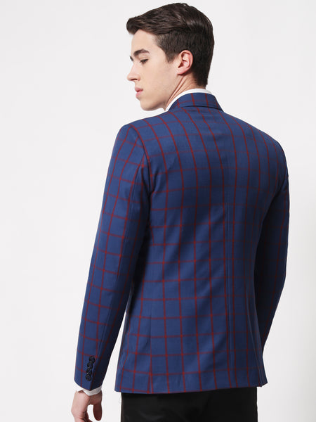 Blue Checked Blazer