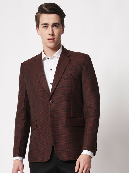 Garnet Checked Blazer