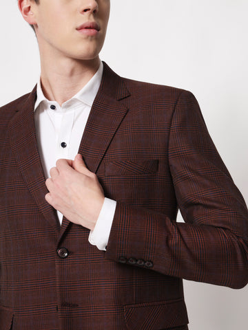 Garnet Checked Blazer