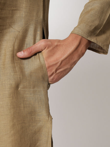 Pavitra Linen Kurta
