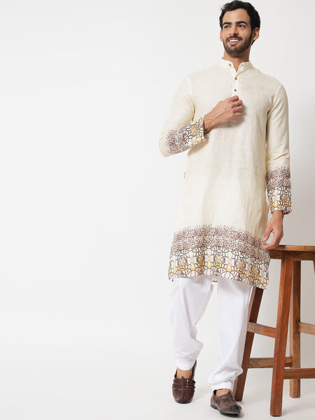 Barbas Linen Kurta