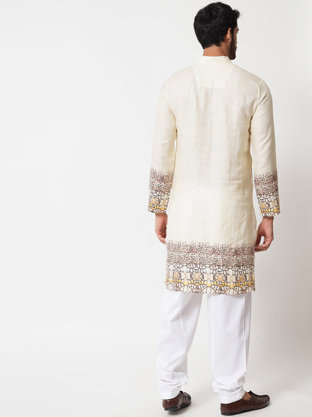 Barbas Linen Kurta