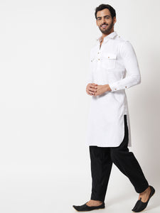 White Pathani Kurta