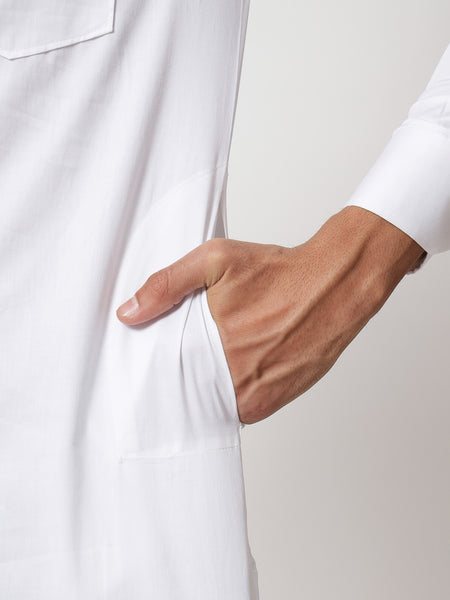 White Pathani Kurta