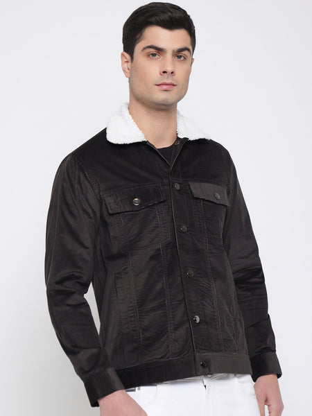Chocolate Brown Corduroy Jacket