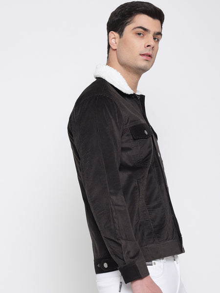 Chocolate Brown Corduroy Jacket