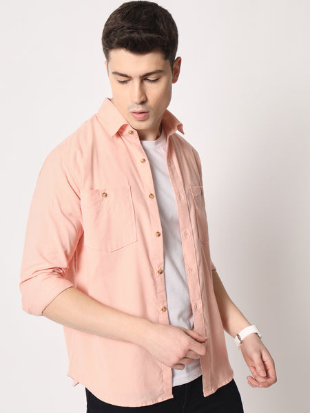 Light Pink Corduroy Shirt