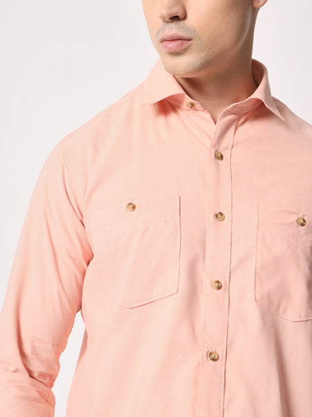 Light Pink Corduroy Shirt