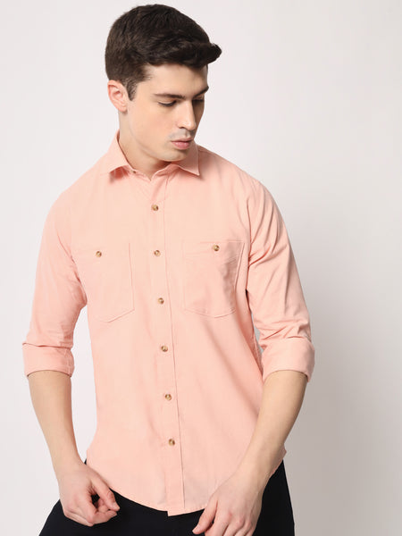 Light Pink Corduroy Shirt