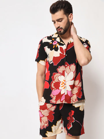 Sakura Flower Printed Co-Ords Set