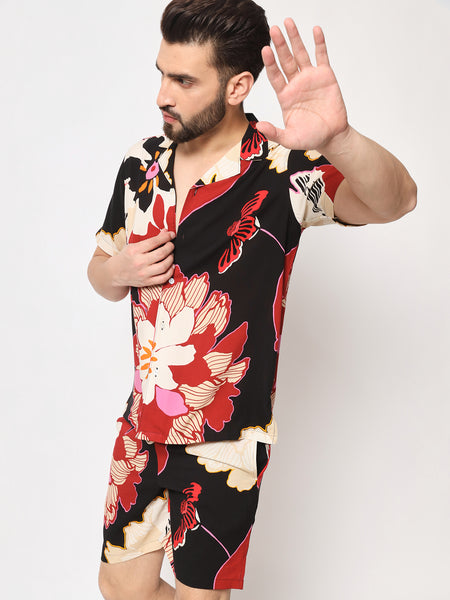 Sakura Flower Printed Co-Ords Set