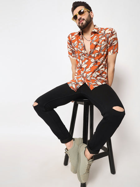 Carnation Half Sleeves Shirt