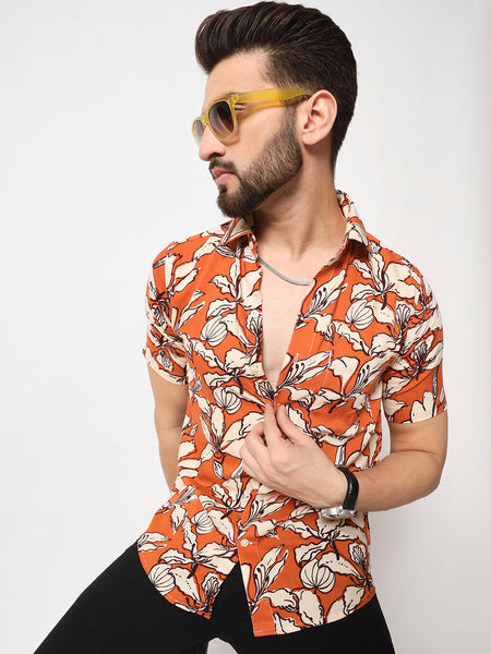 Carnation Half Sleeves Shirt