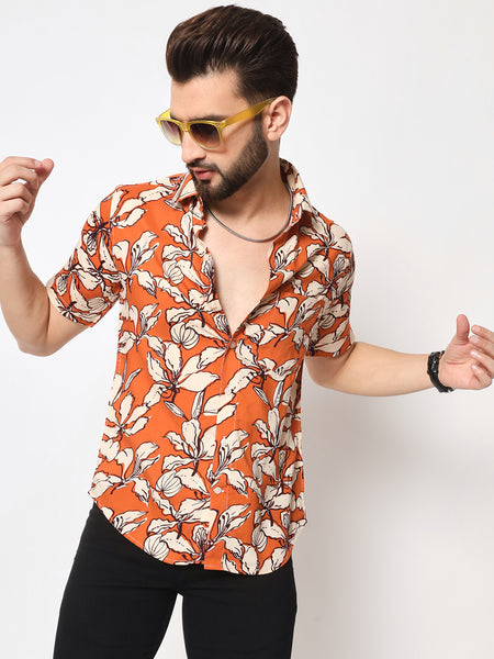 Carnation Half Sleeves Shirt