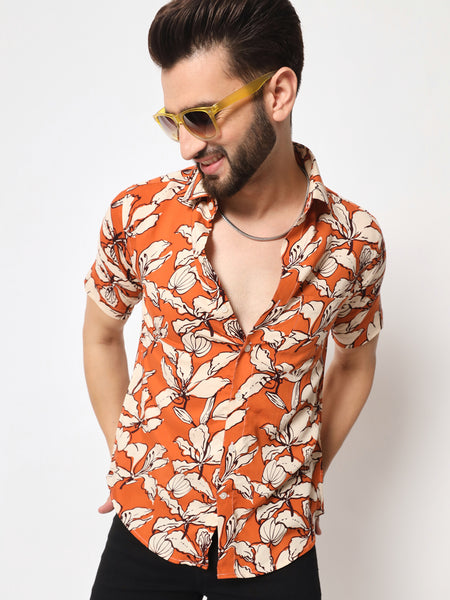 Carnation Half Sleeves Shirt
