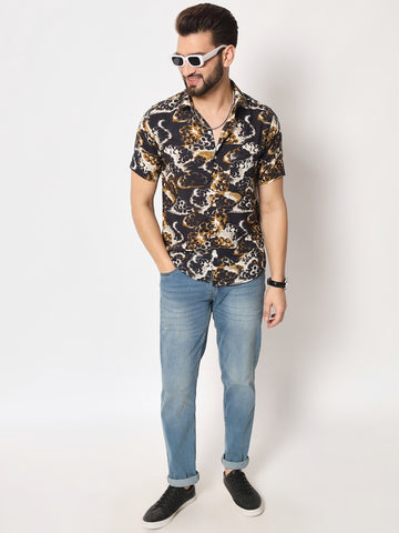 Bling Half Sleeves Shirt