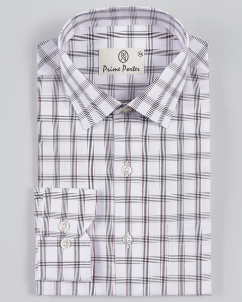 Apricot Check Shirt